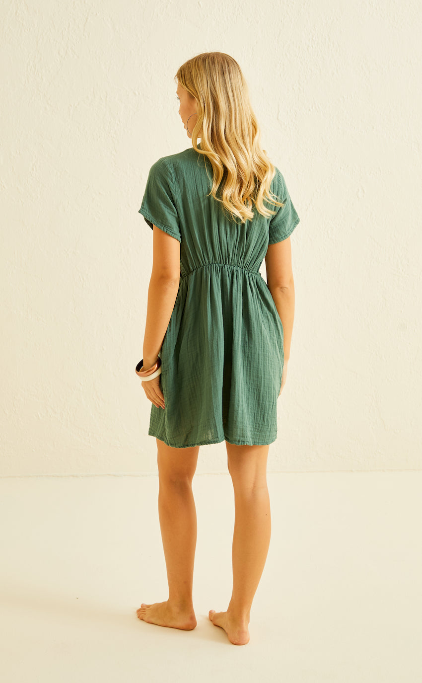 enna linen dress Reformation Enna Linen Dress - Vienna