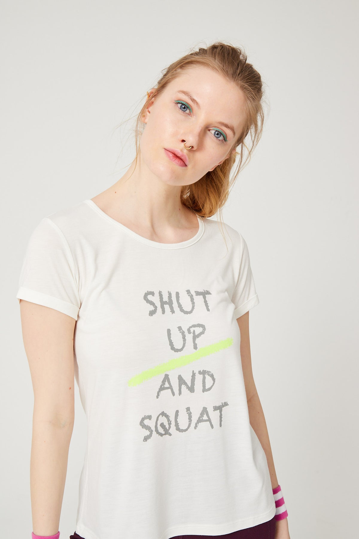 Pilates slogan tops discount